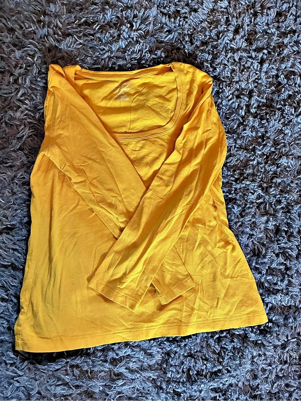 BANANA REPUBLIC Yellow Short Sleeve Top Size Small